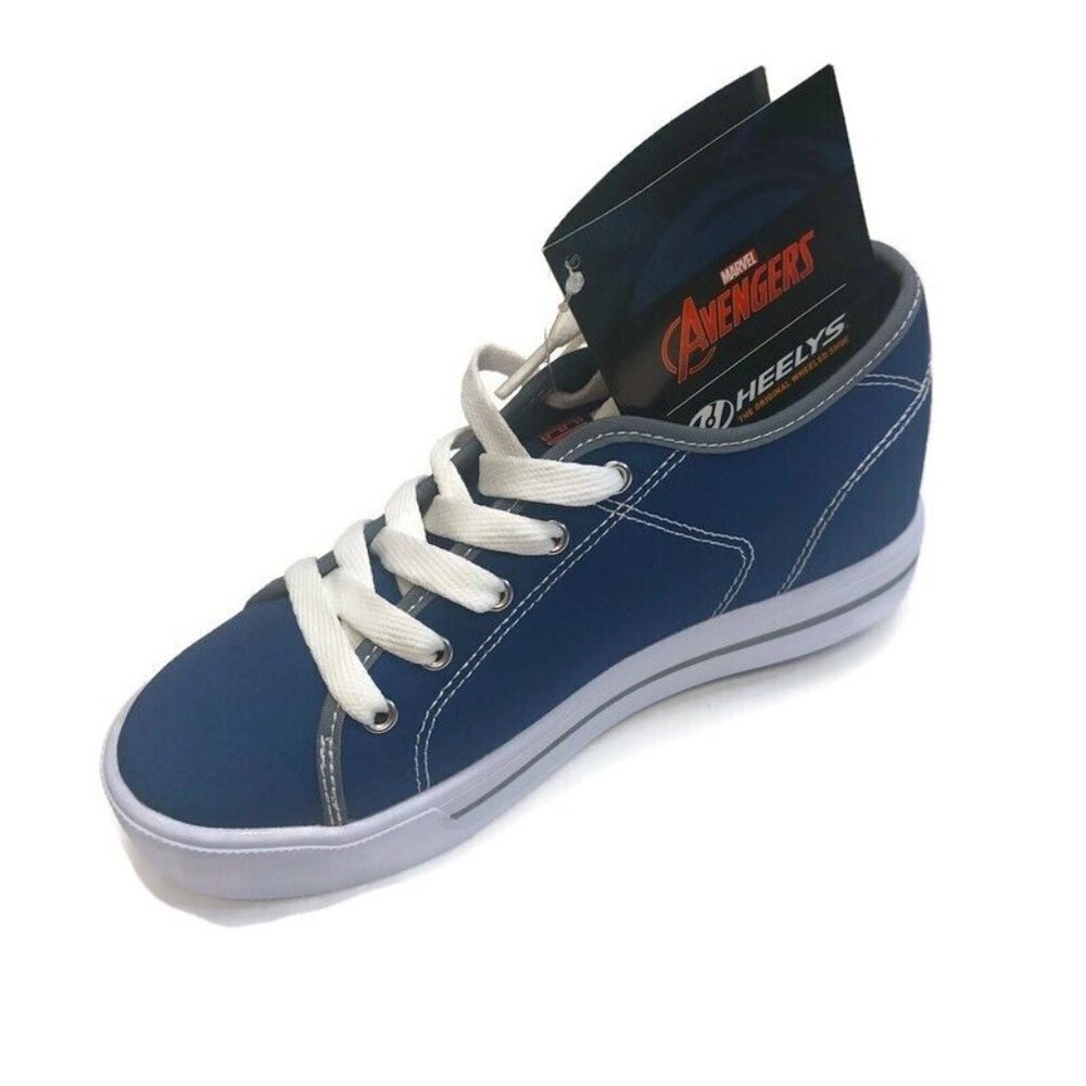 HEELYS Marvel Avengers Skate Shoes HES10505 Hulk Blue Youth Size 6 Womens Size 7 - Picture 4 of 9